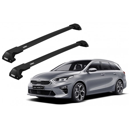 Barras Thule KIA Ceed Sportswagon 19- RA / EDGE Flush Black