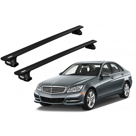 Barras Thule MERCEDES BENZ C-Class 7-14 PF / Wing EVO BK