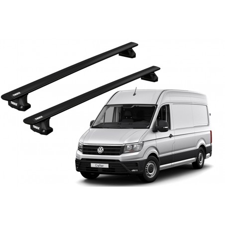 Barras Thule VOLKSWAGEN Crafter 17- PF / WingBar EVO Black