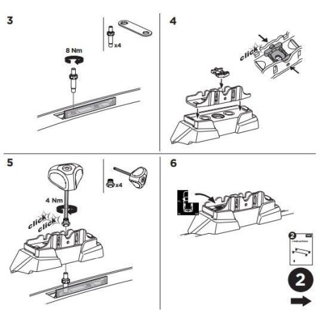 Kit De Anclaje Thule 187167