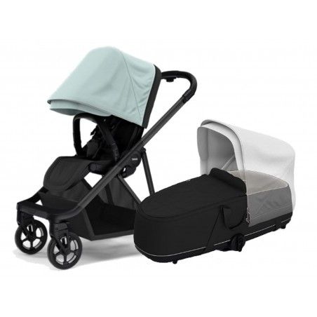 Pack Coche THULE Shine Black Alaska + Bassinet