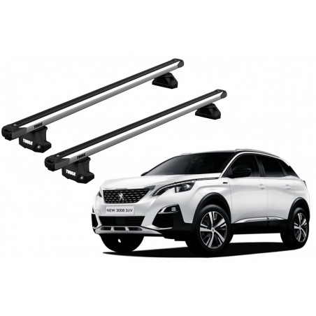 Barras Thule PEUGEOT 3008 17-23 RA / SlideBar EVO