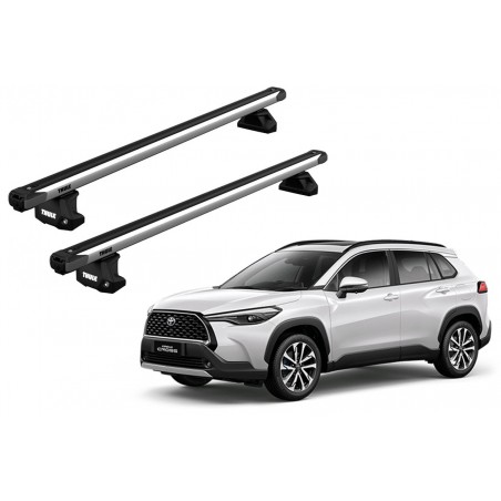 Barras Thule TOYOTA Corolla Cross 21- PF / SlideBar EVO