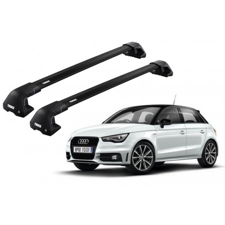 Barras Thule AUDI A1 12-18 TN / EDGE Flush Black