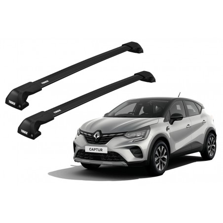 Barras Thule RENAULT Captur 20- RA / EDGE Flush Black