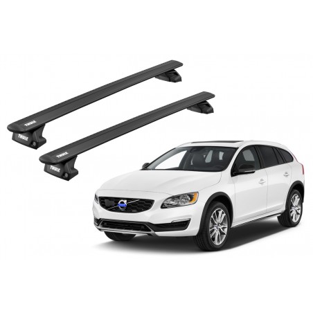 Barras Thule VOLVO V60 10-18 RA / WingBar EVO Black