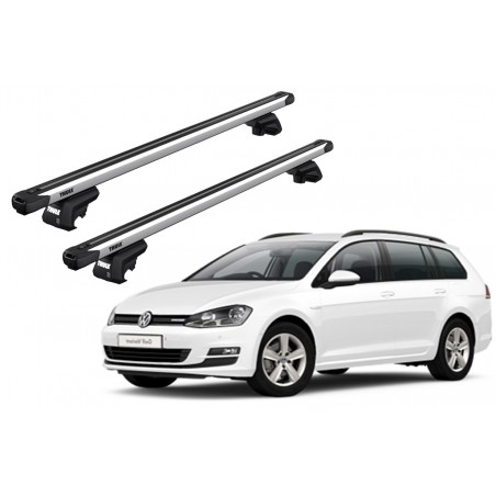 Barras Thule VOLKSWAGEN Golf Variant/SportCombi 21- RE / SlideBar EVO