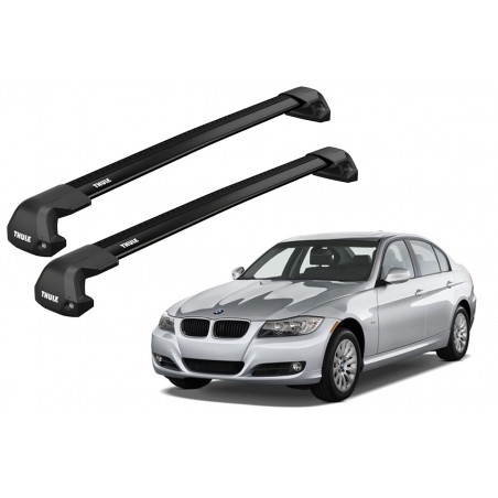 Barras Thule BMW 3-Series 05-11 PF / EDGE Flush Black