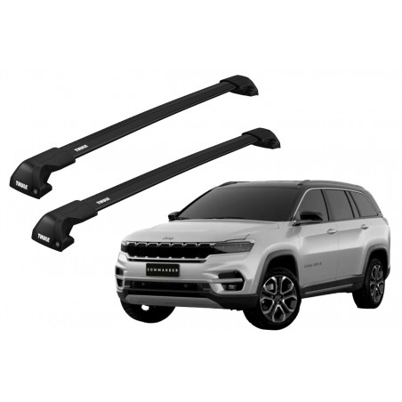 Barras Thule JEEP Commander 22- RA / EDGE Flush BK