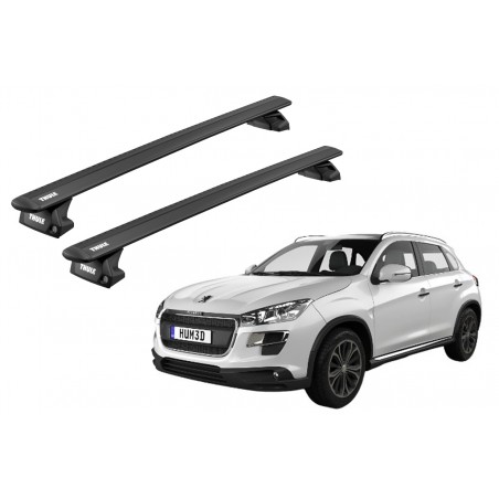 Barras Thule PEUGEOT 4008 12-17 RA / WingBar EVO Black