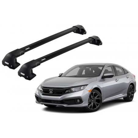 Barras Thule HONDA Civic 16-21 TN / EDGE Flush Black