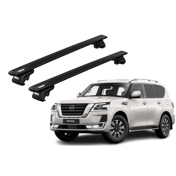 Barras Thule NISSAN Patrol (Y62) 20- RE / WingBar EVO Black