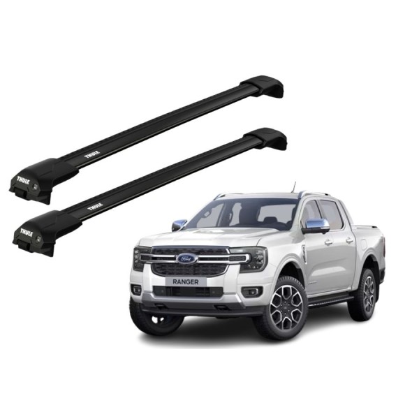 Barras Thule FORD Ranger 23- RE / EDGE Flush BLACK