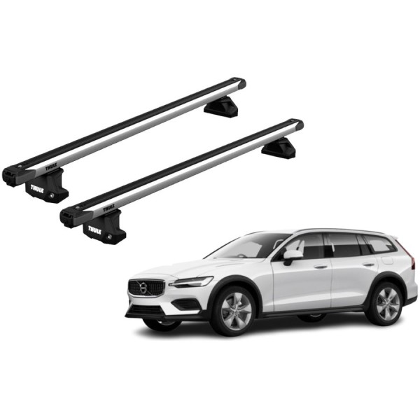 Barras Thule VOLVO V60 Cross Country 19- RA / SlideBar EVO