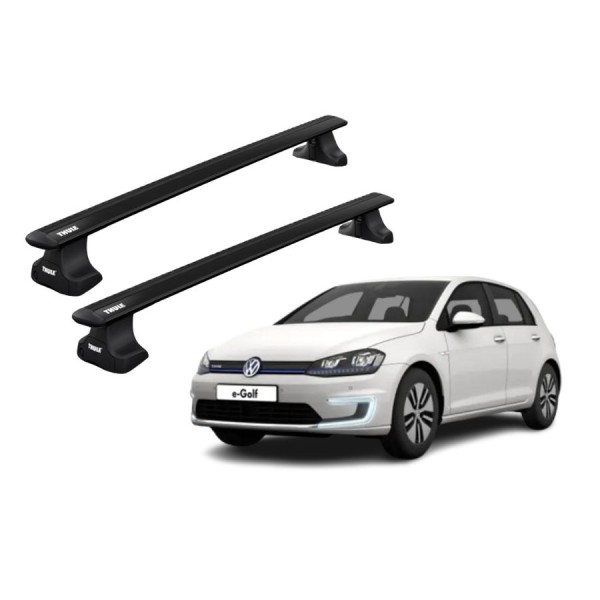 Barras Thule VOLKSWAGEN e-Golf 15-19 TN / WingBar Black