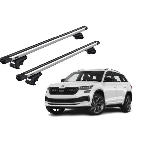 Barras Thule SKODA Kodiaq 17- RE / SlideBar EVO