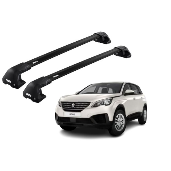 Barras Thule PEUGEOT 5008 17-23 TN / EDGE Flush Black