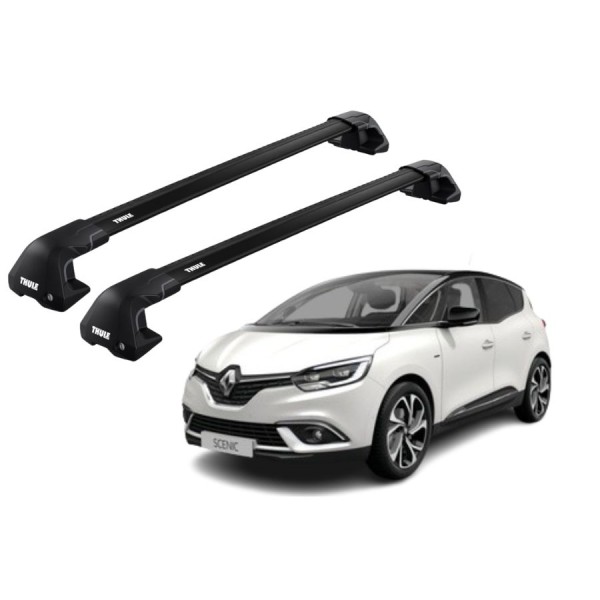 Barras Thule RENAULT Scenic (Mk IV) 17- TN / EDGE Flu Black