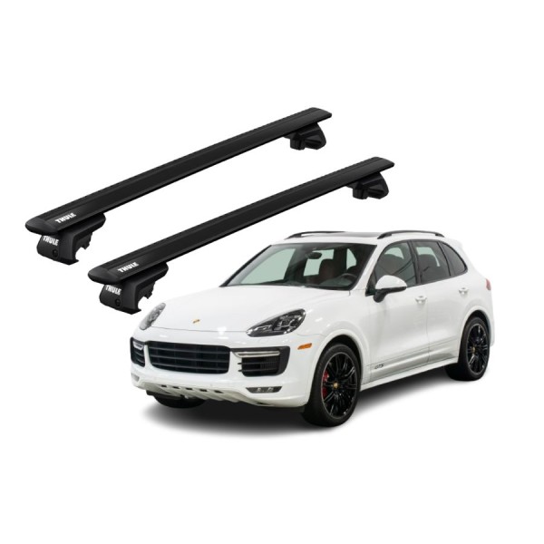 Barras Thule PORSCHE Cayenne 10-17 RE / WingBar EVO Black