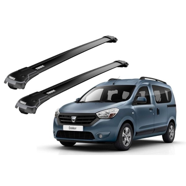 Barras Thule DACIA Dokker 12- RE / WingBar EDGE Black