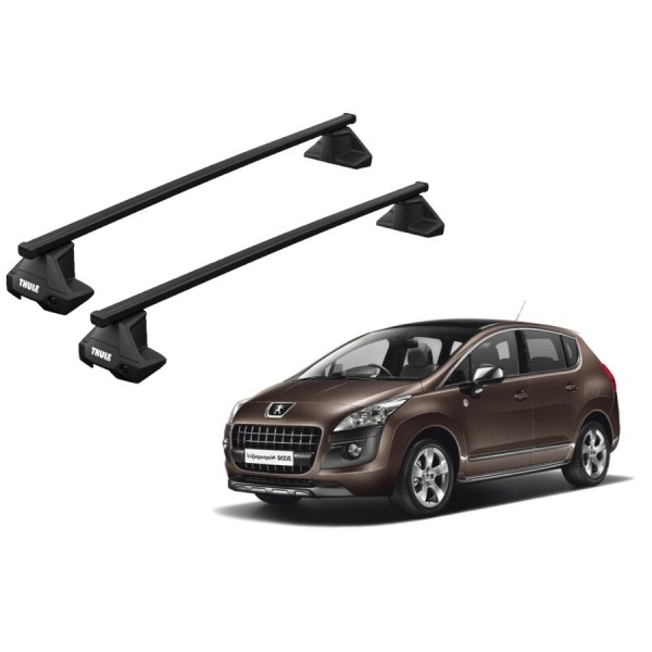 Barras Thule PEUGEOT 3008 09-16 TN / SquareBar EVO