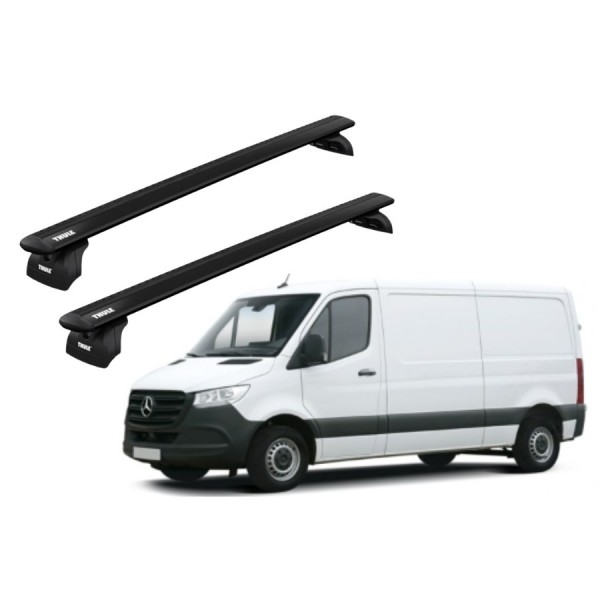 Barras Thule MERCEDES BENZ Sprinter H2 06-17 PF / Wing Black