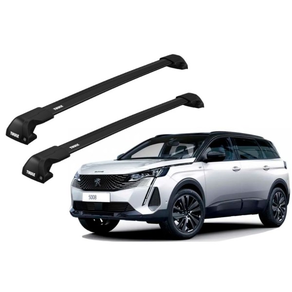 Barras Thule PEUGEOT 5008 24- RA / EDGE Flush Black