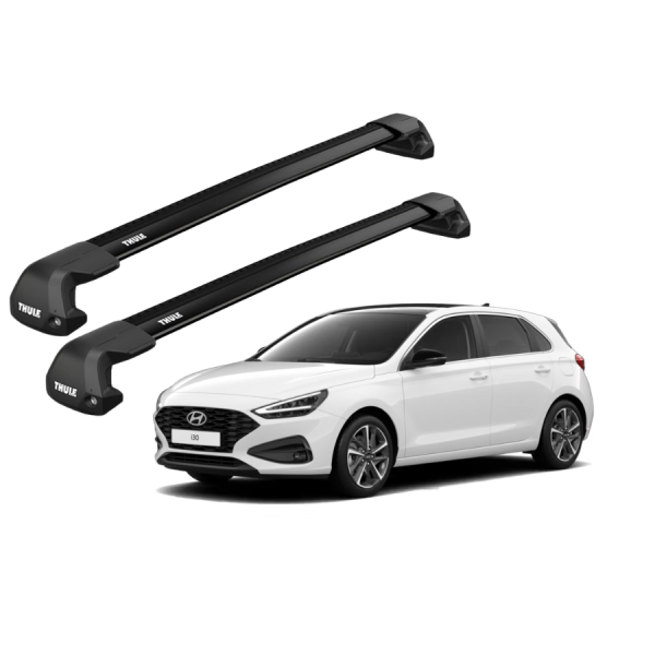 Barras Thule HYUNDAI i30 17-20 PF / EDGE Flush Black