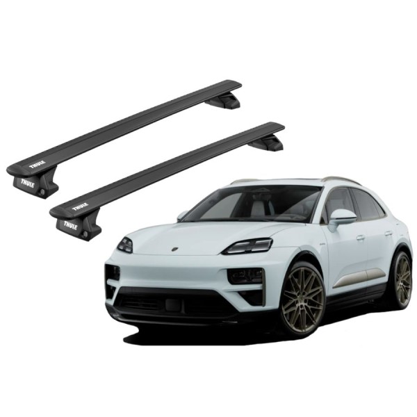 Barras Thule PORSCHE Macan Electric 24- RA / WingBar EVO Black