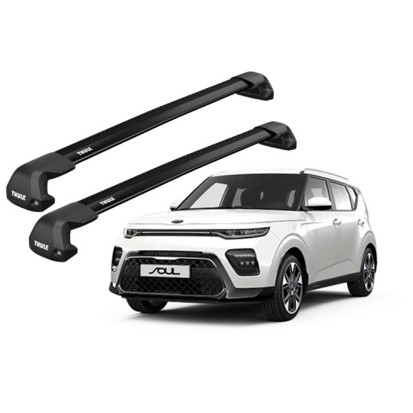 Barras Thule KIA Soul 19-21 RA / EDGE Flush Black