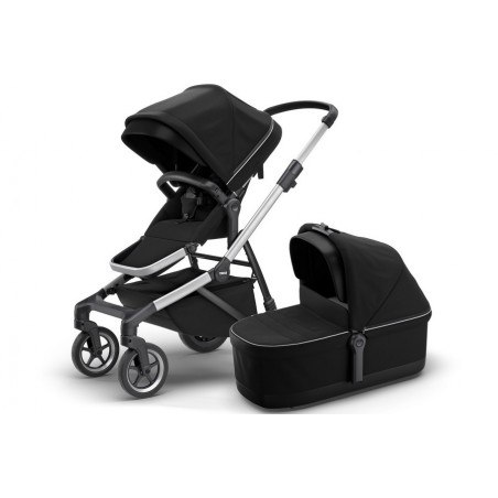 Pack Coche THULE Sleek + Bassinet | Black